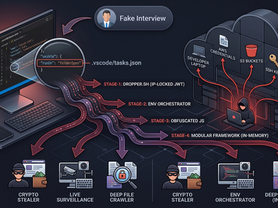 The Fake Interview Malware: Reverse Engineering a VS Code Exploit
